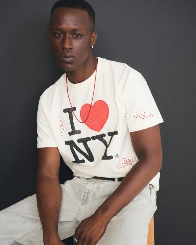 Playera con gráfico de NYC