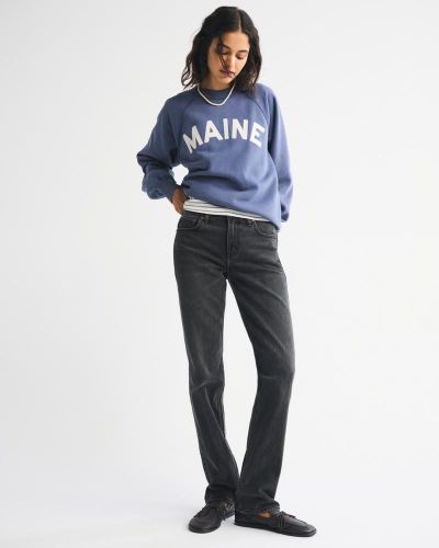 Jeans rectos de tiro medio